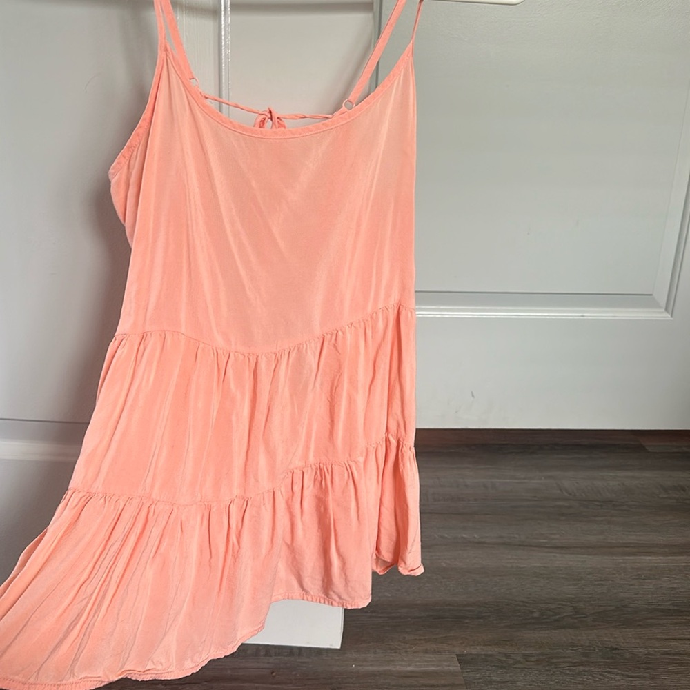 BKEred coral tank top